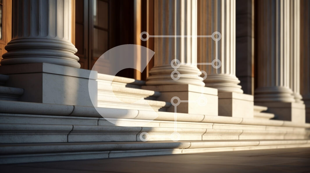 Intra Συλλεκτικό Ξύλινο Παζλ Plywood  4mm - Κοντινό πλάνο Κλασικών κτιριακών στηλών και βημάτων Σε Ξύλινο Κουτί - Διαστάσεις Puzzle: 10x10 cm – 25 κομμάτια