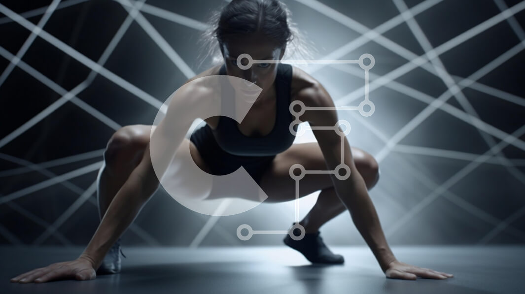 Intra Συλλεκτικό Ξύλινο Παζλ Plywood  4mm - Αθλητής σε δράση Σε Ξύλινο Κουτί - Διαστάσεις Puzzle: 10x10 cm – 25 κομμάτια