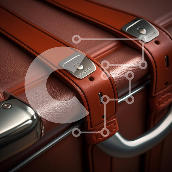 Intra Συλλεκτικό Ξύλινο Παζλ Plywood  4mm - Κομψή δερμάτινη βαλίτσα με μεταλλικές πινελιές Σε Ξύλινο Κουτί - Διαστάσεις: 10x10 cm – 25 κομμάτια