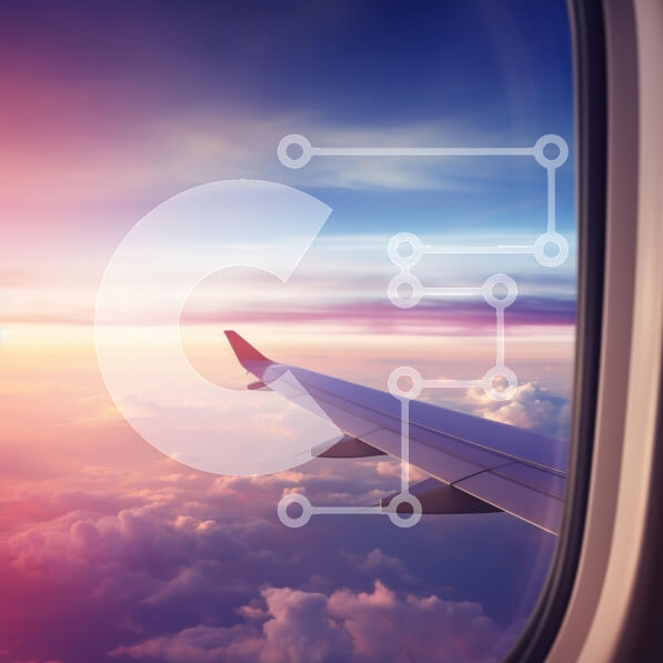 Intra Συλλεκτικό Ξύλινο Παζλ Plywood  4mm - Πτέρυγα αεροπλάνου πάνω από τα σύννεφα στο ηλιοβασίλεμα Σε Ξύλινο Κουτί - Διαστάσεις Puzzle: 10x10 cm – 25 κομμάτια