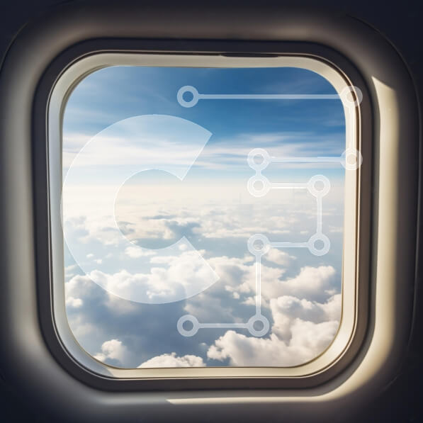 Intra Συλλεκτικό Ξύλινο Παζλ Plywood  4mm - Θέα από το παράθυρο του αεροπλάνου Σε Ξύλινο Κουτί - Διαστάσεις Puzzle: 10x10 cm – 25 κομμάτια