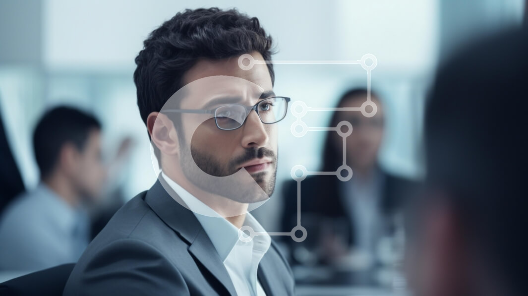 Intra Συλλεκτικό Ξύλινο Παζλ Plywood  4mm - Επιχειρηματική συνάντηση σε εξέλιξη Σε Ξύλινο Κουτί - Διαστάσεις Puzzle: 10x10 cm – 25 κομμάτια