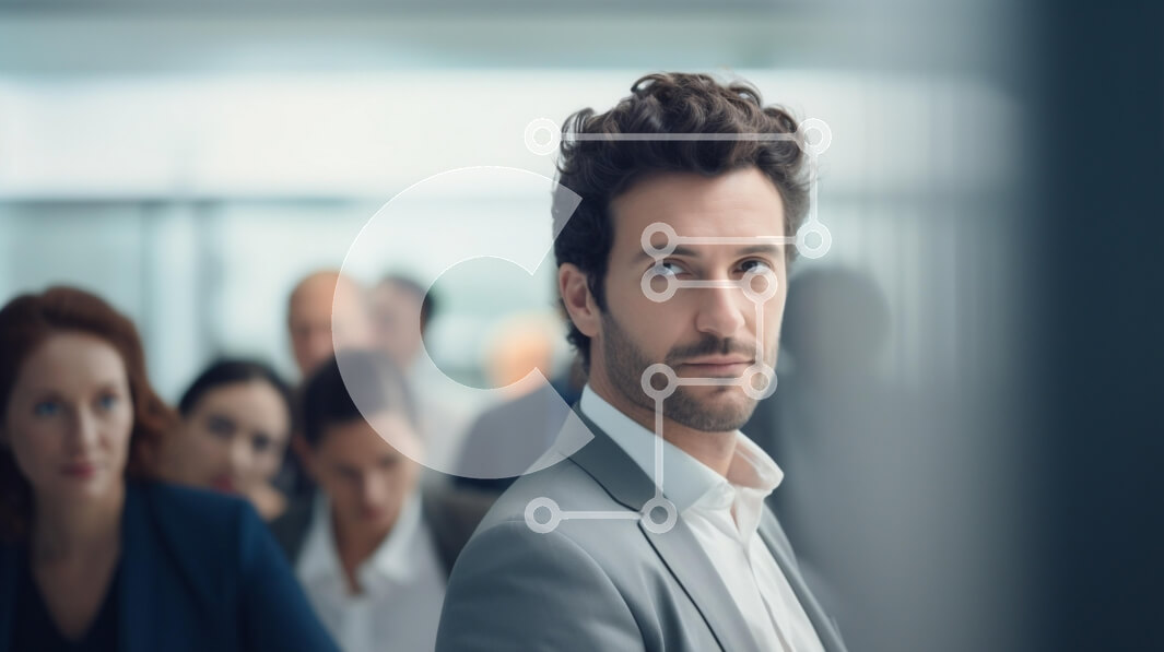 Intra Συλλεκτικό Ξύλινο Παζλ Plywood  4mm - Στοχαστικός επαγγελματίας σε επιχειρηματική συνάντηση Σε Ξύλινο Κουτί - Διαστάσεις Puzzle: 10x10 cm – 25 κομμάτια