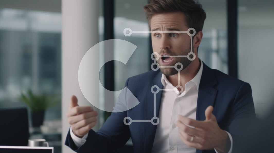 Intra Συλλεκτικό Ξύλινο Παζλ Plywood  4mm - Επαγγελματική συνάντηση με ομιλητή Σε Ξύλινο Κουτί - Διαστάσεις Puzzle: 10x10 cm – 25 κομμάτια