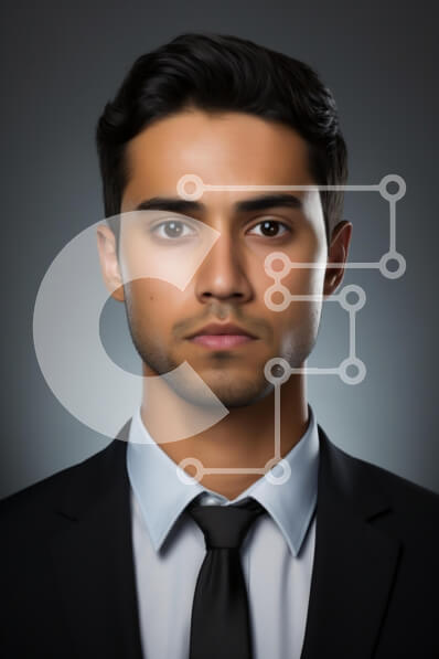 Intra Συλλεκτικό Ξύλινο Παζλ Plywood  4mm - Πορτρέτο ενός νεαρού άνδρα με επίσημη ενδυμασία Σε Ξύλινο Κουτί - Διαστάσεις Puzzle: 10x10 cm – 25 κομμάτια