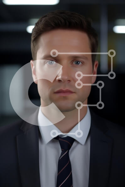 Intra Συλλεκτικό Ξύλινο Παζλ Plywood  4mm - Επαγγελματίας επιχειρηματίας με επίσημη ενδυμασία Σε Ξύλινο Κουτί - Διαστάσεις Puzzle: 10x10 cm – 25 κομμάτια