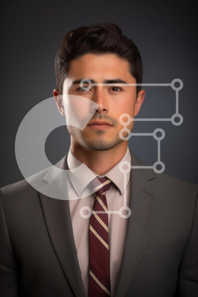 Intra Συλλεκτικό Ξύλινο Παζλ Plywood  4mm - Επαγγελματικό πορτρέτο ενός επιχειρηματία Σε Ξύλινο Κουτί - Διαστάσεις Puzzle: 10x10 cm – 25 κομμάτια