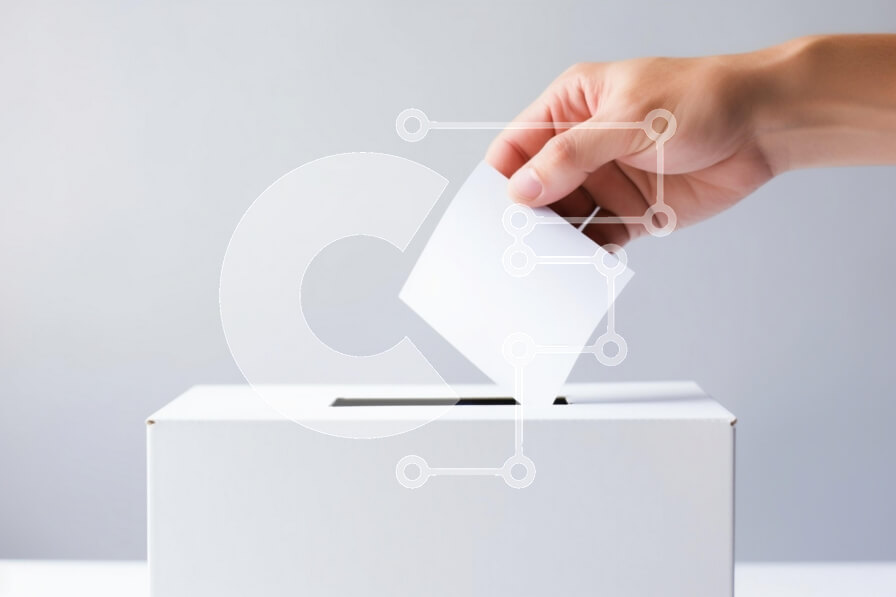 Intra Συλλεκτικό Ξύλινο Παζλ Plywood  4mm - Διαδικασία ψηφοφορίας με λευκό ψηφοδέλτιο Σε Ξύλινο Κουτί - Διαστάσεις Puzzle: 10x10 cm – 25 κομμάτια