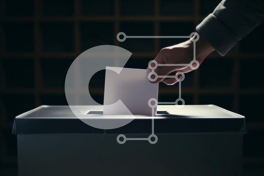 Intra Συλλεκτικό Ξύλινο Παζλ Plywood  4mm - Ψηφοφορία σε δράση Σε Ξύλινο Κουτί - Διαστάσεις Puzzle: 10x10 cm – 25 κομμάτια