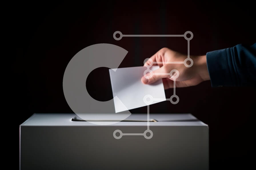 Intra Συλλεκτικό Ξύλινο Παζλ Plywood  4mm - Ψήφος σε Εκλογές Σε Ξύλινο Κουτί - Διαστάσεις Puzzle: 10x10 cm – 25 κομμάτια