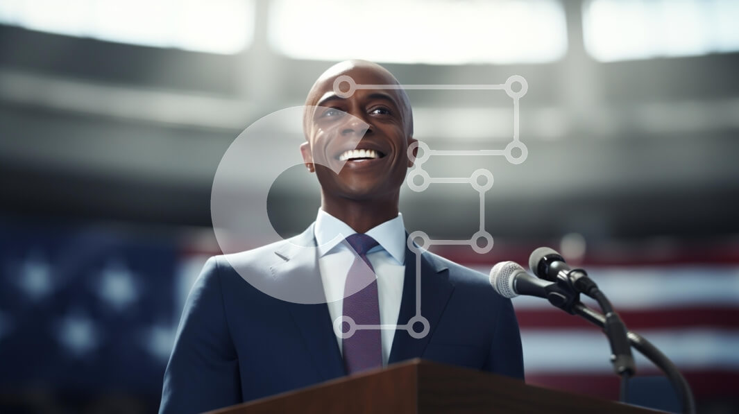 Intra Συλλεκτικό Ξύλινο Παζλ Plywood  4mm - Βέβαιος ομιλητής στο βήμα Σε Ξύλινο Κουτί - Διαστάσεις Puzzle: 10x10 cm – 25 κομμάτια