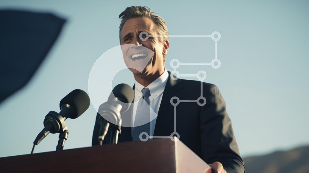 Intra Συλλεκτικό Ξύλινο Παζλ Plywood  4mm - Άτομο που εκφωνεί μια ομιλία σε εξωτερικούς χώρους Σε Ξύλινο Κουτί - Διαστάσεις Puzzle: 10x10 cm – 25 κομμάτια