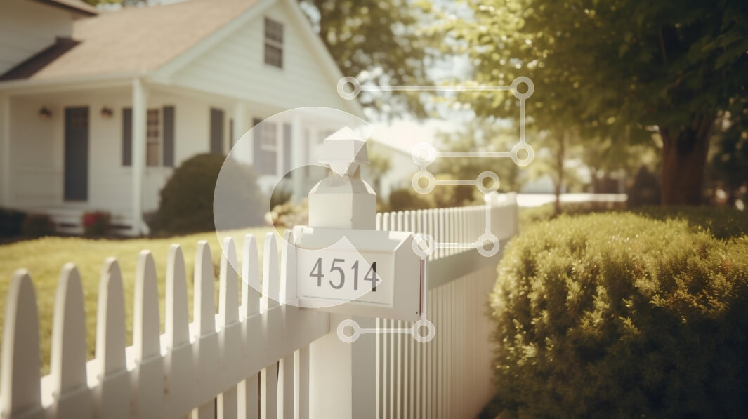 Intra Συλλεκτικό Ξύλινο Παζλ Plywood  4mm - Γοητευτικός Λευκός Οίκος με φράχτη Σε Ξύλινο Κουτί - Διαστάσεις Puzzle: 10x10 cm – 25 κομμάτια