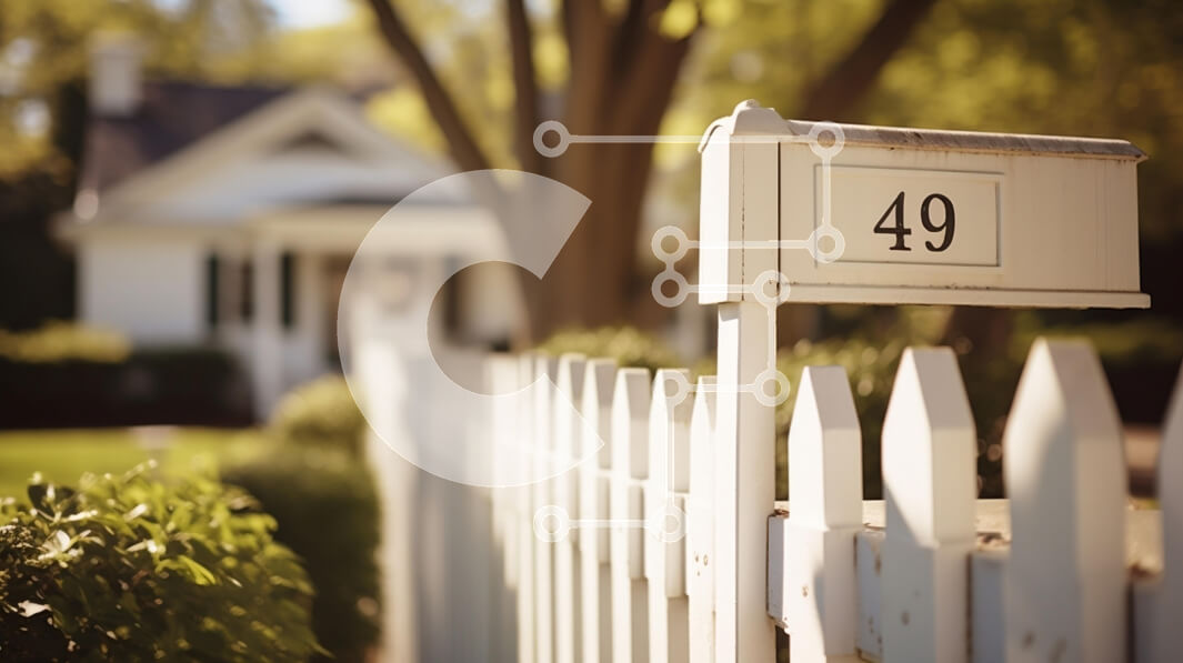 Intra Συλλεκτικό Ξύλινο Παζλ Plywood  4mm - Καλαίσθητο σπίτι με λευκό γραμματοκιβώτιο αριθμό 49 Σε Ξύλινο Κουτί - Διαστάσεις Puzzle: 10x10 cm – 25 κομμάτια