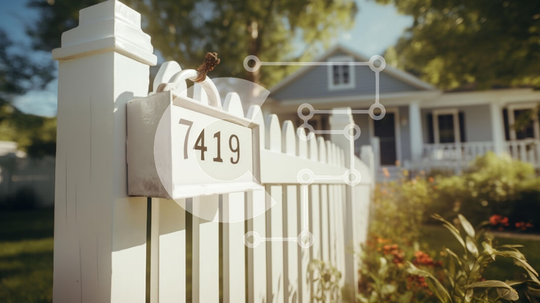 Intra Συλλεκτικό Ξύλινο Παζλ Plywood  4mm - Γοητευτική οικιστική κατοικία με φράχτη και γραμματοκιβώτιο Σε Ξύλινο Κουτί - Διαστάσεις Puzzle: 10x10 cm – 25 κομμάτια