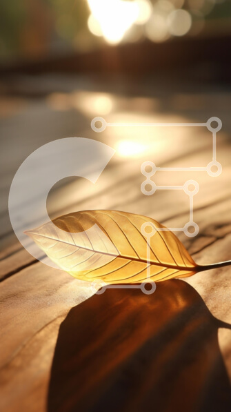 Σετ των 2 Intra Συλλεκτικό Ξύλινο Παζλ Plywood  4mm - Χρυσό φύλλο σε ξύλινη επιφάνεια με φυσικό φως Σε Ξύλινο Κουτί - Διαστάσεις: 10x10 cm – 25 κομμάτια