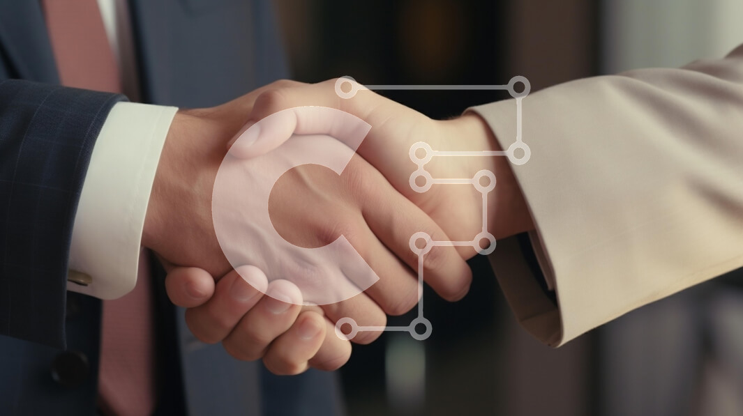 Intra Συλλεκτικό Ξύλινο Παζλ Plywood  4mm - Χειραψία που αντιπροσωπεύει τη συνεργασία και τη συμφωνία Σε Ξύλινο Κουτί - Διαστάσεις Puzzle: 10x10 cm – 25 κομμάτια