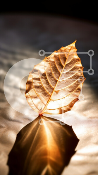 Σετ των 2 Intra Συλλεκτικό Ξύλινο Παζλ Plywood  4mm - Φωτιζόμενο ξηρό φύλλο σε ανακλαστική επιφάνεια Σε Ξύλινο Κουτί - Διαστάσεις: 10x10 cm – 25 κομμάτια