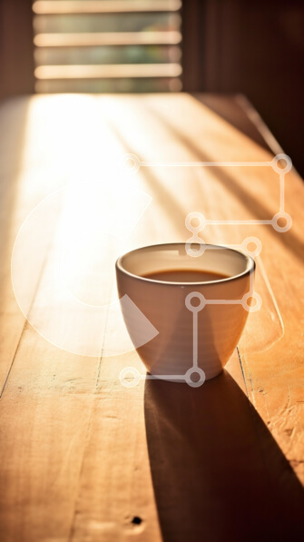 Intra Συλλεκτικό Ξύλινο Παζλ Plywood  4mm - Ζεστό ρόφημα σε ένα ζεστό περιβάλλον Σε Ξύλινο Κουτί - Διαστάσεις: 10x10 cm – 25 κομμάτια