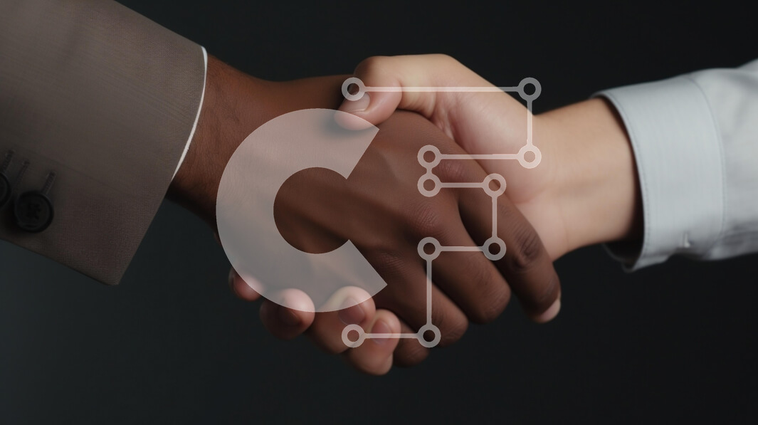 Intra Συλλεκτικό Ξύλινο Παζλ Plywood  4mm - Χειραψία που συμβολίζει την εταιρική σχέση και τη συμφωνία Σε Ξύλινο Κουτί - Διαστάσεις Puzzle: 10x10 cm – 25 κομμάτια