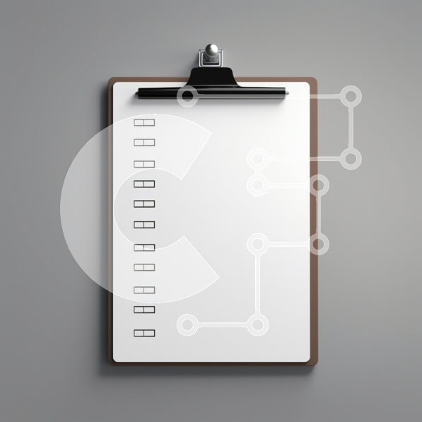 Intra Συλλεκτικό Ξύλινο Παζλ Plywood  4mm - Κενό πρόχειρο με πλαίσια ελέγχου σε γκρι φόντο Σε Ξύλινο Κουτί - Διαστάσεις: 10x10 cm – 25 κομμάτια