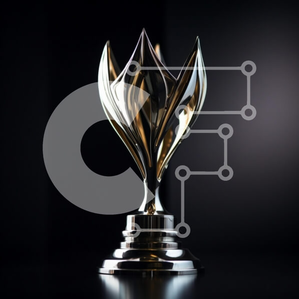 Intra Συλλεκτικό Ξύλινο Παζλ Plywood  4mm - Κομψό τρόπαιο σε σκούρο φόντο Σε Ξύλινο Κουτί - Διαστάσεις: 10x10 cm – 25 κομμάτια