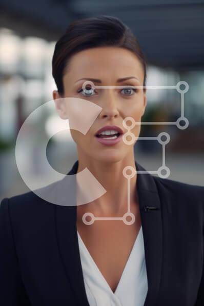 Intra Συλλεκτικό Ξύλινο Παζλ Plywood  4mm - Επαγγελματίας γυναίκα στο επιχειρηματικό περιβάλλον Σε Ξύλινο Κουτί - Διαστάσεις Puzzle: 10x10 cm – 25 κομμάτια