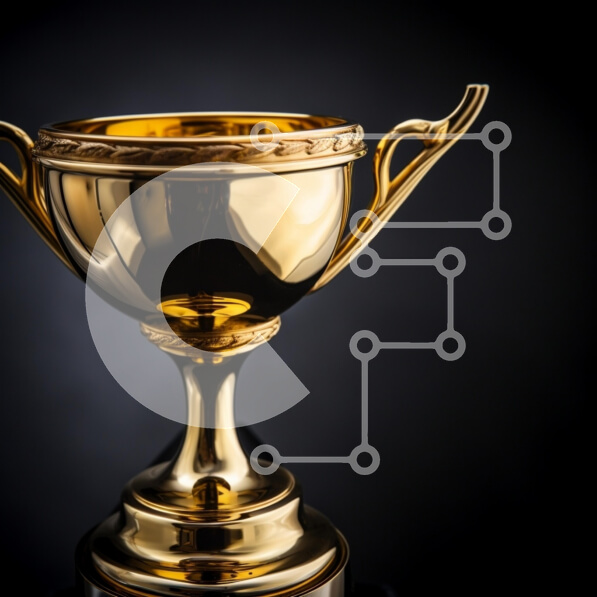 Intra Συλλεκτικό Ξύλινο Παζλ Plywood  4mm - Κομψό Χρυσό Τρόπαιο Σε Ξύλινο Κουτί - Διαστάσεις: 10x10 cm – 25 κομμάτια