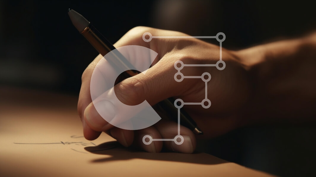 Intra Συλλεκτικό Ξύλινο Παζλ Plywood  4mm - Κοντινό πλάνο γραφής με το χέρι με στυλό Σε Ξύλινο Κουτί - Διαστάσεις: 10x10 cm – 25 κομμάτια