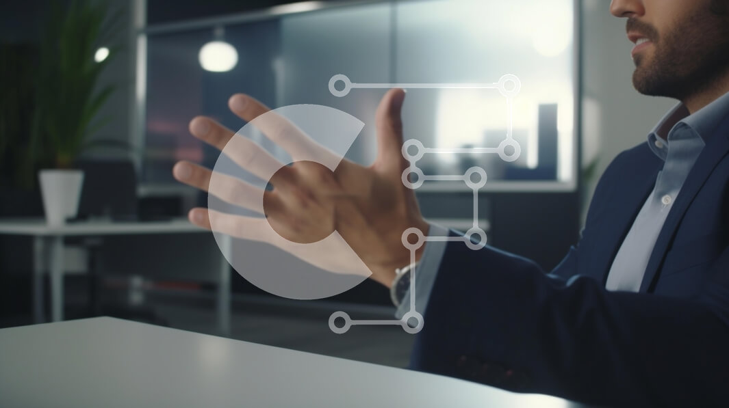 Intra Συλλεκτικό Ξύλινο Παζλ Plywood  4mm - Επιχειρηματική συζήτηση στο σύγχρονο γραφείο Σε Ξύλινο Κουτί - Διαστάσεις Puzzle: 10x10 cm – 25 κομμάτια