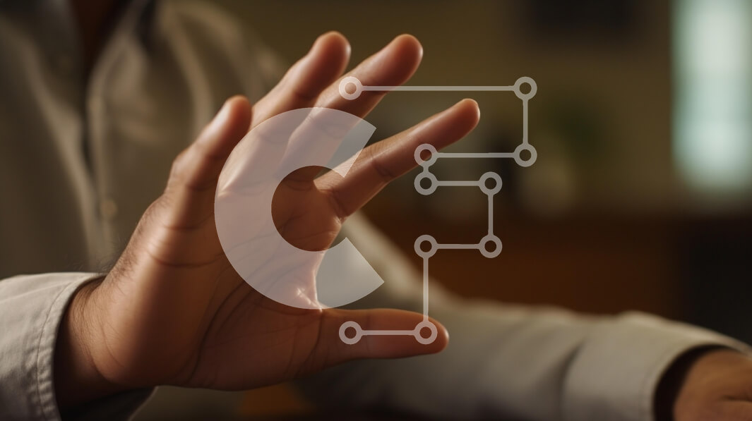 Intra Συλλεκτικό Ξύλινο Παζλ Plywood  4mm - Χειρονομία σε ένα πλαίσιο επικοινωνίας Σε Ξύλινο Κουτί - Διαστάσεις Puzzle: 10x10 cm – 25 κομμάτια