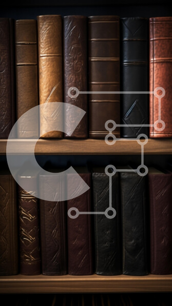 Intra Συλλεκτικό Ξύλινο Παζλ Plywood  4mm - Βιβλία αντίκες στο ράφι Σε Ξύλινο Κουτί - Διαστάσεις Puzzle: 10x10 cm – 25 κομμάτια