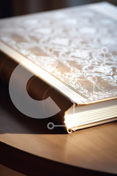 Intra Συλλεκτικό Ξύλινο Παζλ Plywood  4mm - Κομψό βιβλίο σε ξύλινη επιφάνεια Σε Ξύλινο Κουτί - Διαστάσεις: 10x10 cm – 25 κομμάτια