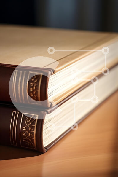 Intra Συλλεκτικό Ξύλινο Παζλ Plywood  4mm - Κομψά δερματόδετα βιβλία σε ξύλινη επιφάνεια Σε Ξύλινο Κουτί - Διαστάσεις: 10x10 cm – 25 κομμάτια