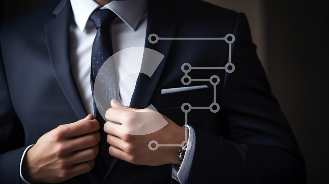 Intra Συλλεκτικό Ξύλινο Παζλ Plywood  4mm - Καλοντυμένος άνδρας που προσαρμόζει το κοστούμι και τη γραβάτα του Σε Ξύλινο Κουτί - Διαστάσεις Puzzle: 10x10 cm – 25 κομμάτια