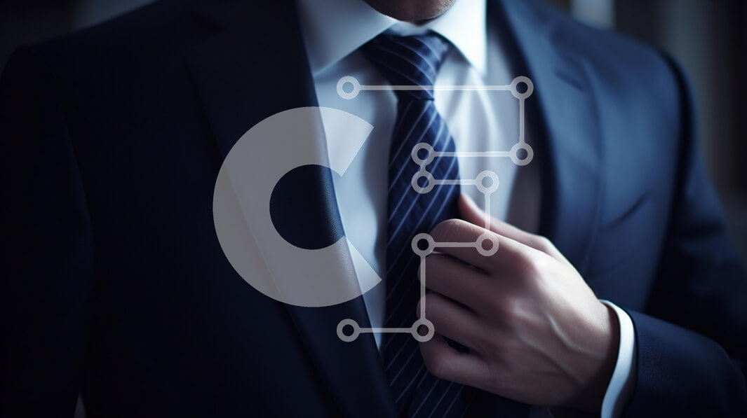 Σετ των 2 Intra Συλλεκτικό Ξύλινο Παζλ Plywood  4mm - Κομψός άνδρας που ρυθμίζει τη γραβάτα με επίσημη ενδυμασία Σε Ξύλινο Κουτί - Διαστάσεις: 10x10 cm – 25 κομμάτια