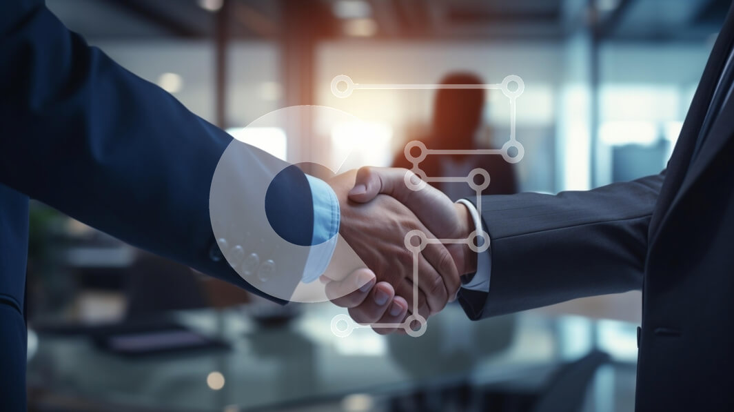 Intra Συλλεκτικό Ξύλινο Παζλ Plywood  4mm - Χειραψία σε μοντέρνο περιβάλλον γραφείου Σε Ξύλινο Κουτί - Διαστάσεις Puzzle: 10x10 cm – 25 κομμάτια