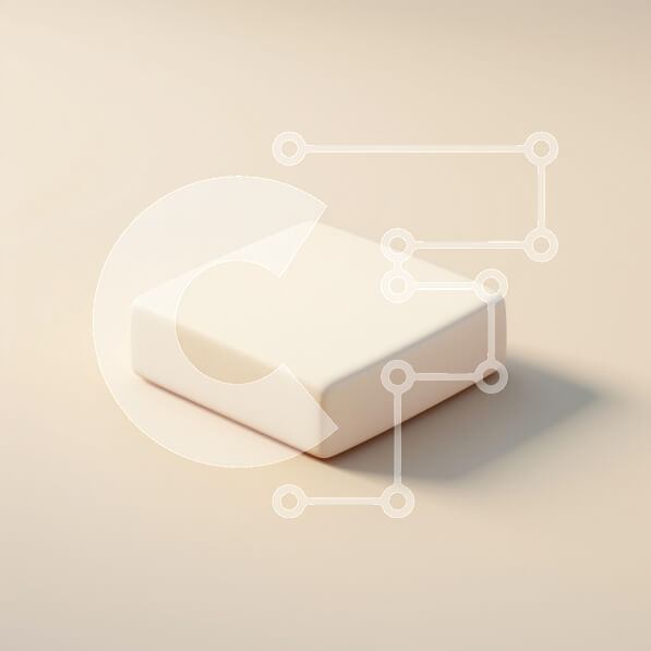 Intra Συλλεκτικό Ξύλινο Παζλ Plywood  4mm - Μινιμαλιστικό λευκό σαπούνι σε ελαφριά επιφάνεια Σε Ξύλινο Κουτί - Διαστάσεις: 10x10 cm – 25 κομμάτια