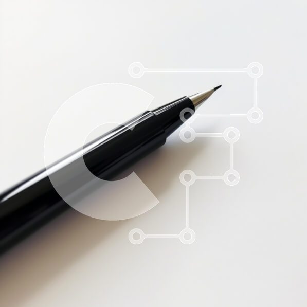 Intra Συλλεκτικό Ξύλινο Παζλ Plywood  4mm - Κοντινό πλάνο ενός μαύρου στυλό στη Λευκή Βίβλο Σε Ξύλινο Κουτί - Διαστάσεις: 10x10 cm – 25 κομμάτια