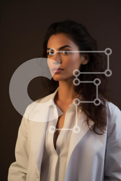 Intra Συλλεκτικό Ξύλινο Παζλ Plywood  4mm - Επαγγελματίας με παλτό εργαστηρίου Σε Ξύλινο Κουτί - Διαστάσεις Puzzle: 10x10 cm – 25 κομμάτια