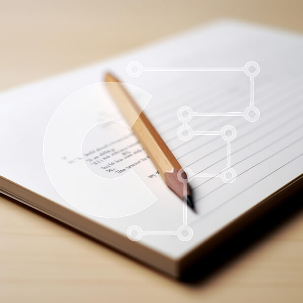 Intra Συλλεκτικό Ξύλινο Παζλ Plywood  4mm - Ξύλινο μολύβι σε κενό σημειωματάριο Σε Ξύλινο Κουτί - Διαστάσεις Puzzle: 10x10 cm – 25 κομμάτια