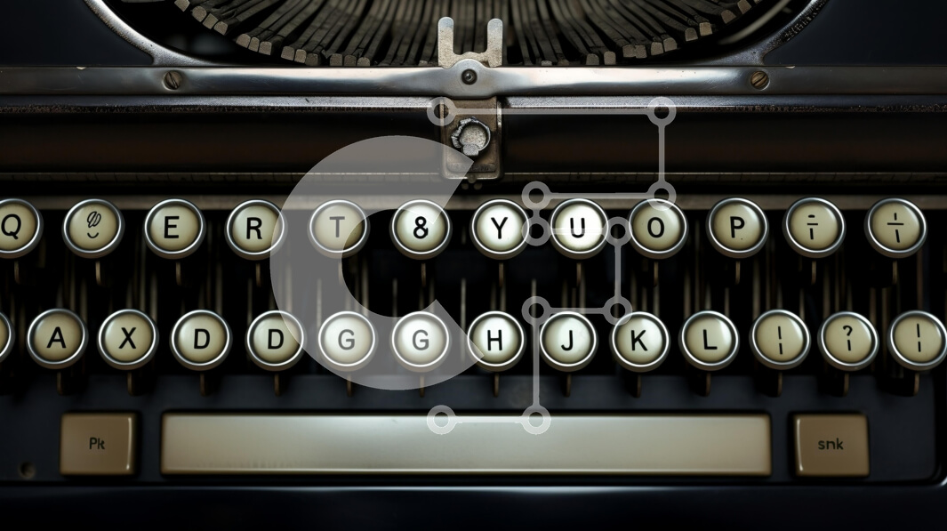 Intra Συλλεκτικό Ξύλινο Παζλ Plywood  4mm - Vintage γραφομηχανή από ψηλά Σε Ξύλινο Κουτί - Διαστάσεις: 10x10 cm – 25 κομμάτια