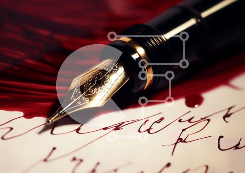 Intra Συλλεκτικό Ξύλινο Παζλ Plywood  4mm - Κομψό στυλό με κόκκινο μελάνι Σε Ξύλινο Κουτί - Διαστάσεις Puzzle: 10x10 cm – 25 κομμάτια