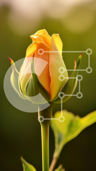 Σετ των 2 Intra Συλλεκτικό Ξύλινο Παζλ Plywood  4mm - Όμορφο τριαντάφυλλο στη φύση Σε Ξύλινο Κουτί - Διαστάσεις: 10x10 cm – 25 κομμάτια