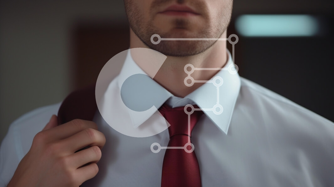 Intra Συλλεκτικό Ξύλινο Παζλ Plywood  4mm - Επαγγελματίας Άνδρας Ρύθμιση Γραβάτα Σε Ξύλινο Κουτί - Διαστάσεις Puzzle: 10x10 cm – 25 κομμάτια