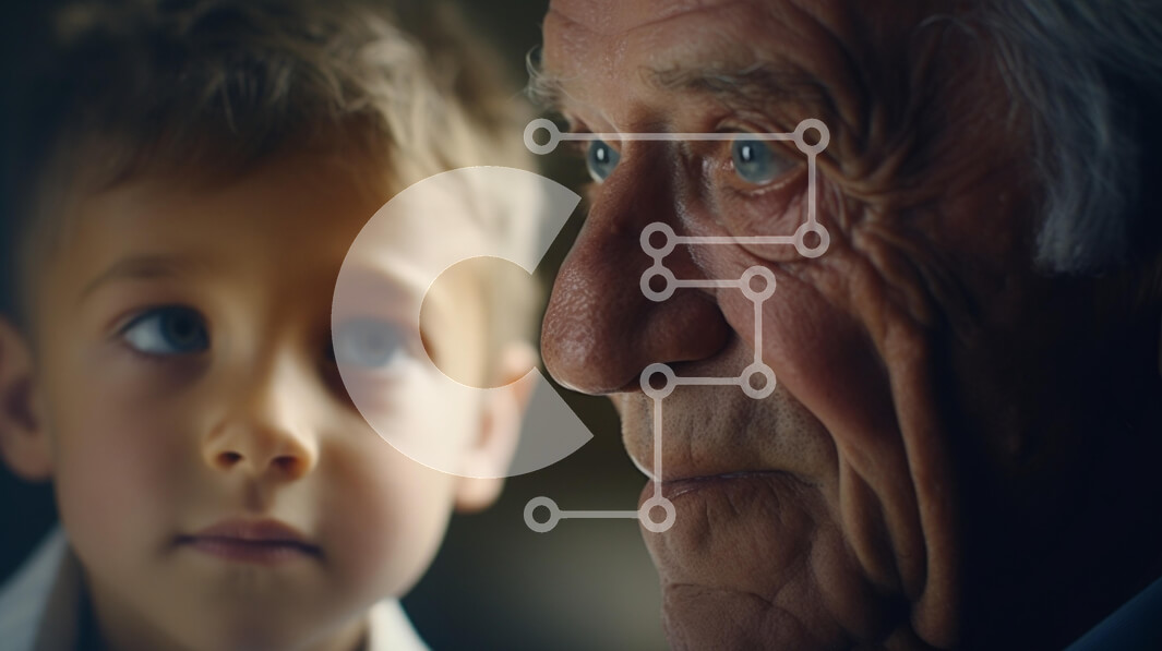 Intra Συλλεκτικό Ξύλινο Παζλ Plywood  4mm - Μια στιγμή ανάμεσα σε γενιές Σε Ξύλινο Κουτί - Διαστάσεις Puzzle: 10x10 cm – 25 κομμάτια