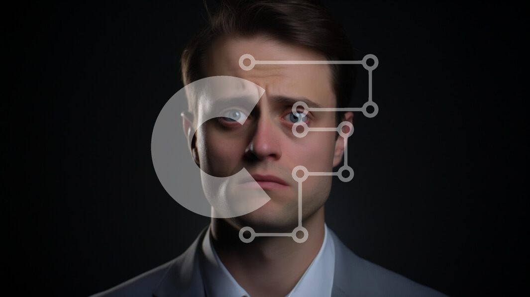 Intra Συλλεκτικό Ξύλινο Παζλ Plywood  4mm - Ζοφερός νεαρός άνδρας με γκρι κοστούμι Σε Ξύλινο Κουτί - Διαστάσεις Puzzle: 10x10 cm – 25 κομμάτια