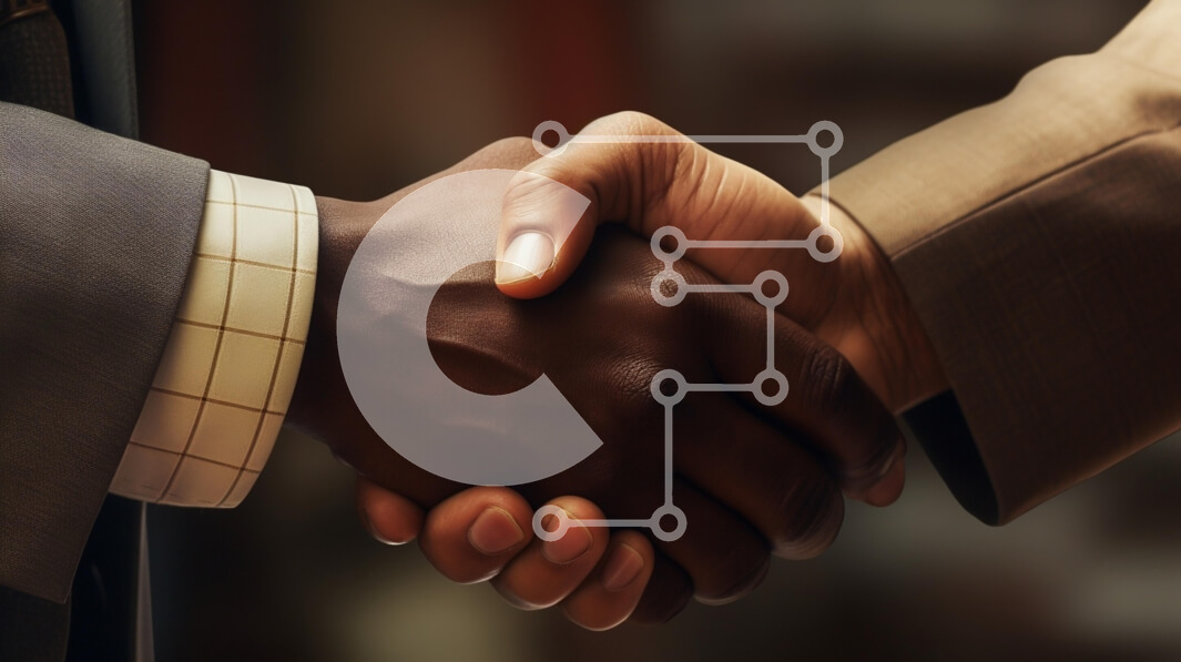 Intra Συλλεκτικό Ξύλινο Παζλ Plywood  4mm - Συνεργασία που συμβολίζει τη χειραψία Σε Ξύλινο Κουτί - Διαστάσεις Puzzle: 10x10 cm – 25 κομμάτια