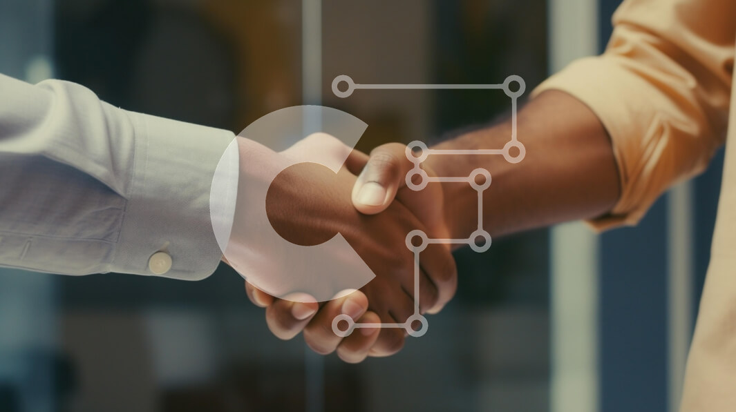 Intra Συλλεκτικό Ξύλινο Παζλ Plywood  4mm - Χειραψία που συμβολίζει την επιχειρηματική συμφωνία Σε Ξύλινο Κουτί - Διαστάσεις Puzzle: 10x10 cm – 25 κομμάτια