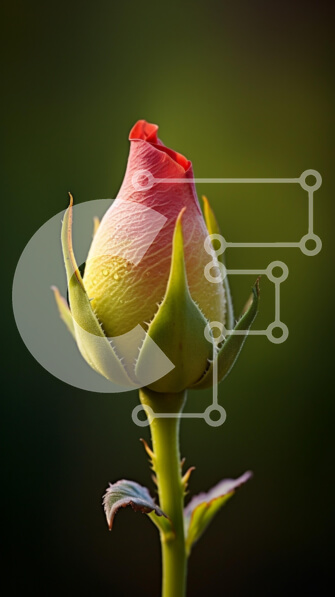 Σετ των 2 Intra Συλλεκτικό Ξύλινο Παζλ Plywood  4mm - Κοντινό πλάνο ενός τριαντάφυλλου Σε Ξύλινο Κουτί - Διαστάσεις: 10x10 cm – 25 κομμάτια